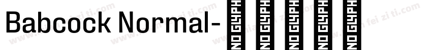 Babcock Normal字体转换